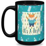 Baby Shower 15 Oz Coffee Mug - Black