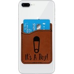 Baby Shower Leatherette Phone Wallet (Personalized)