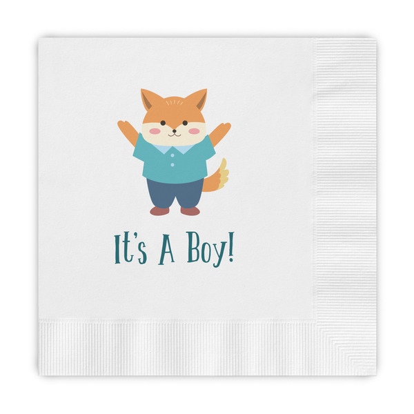 Custom Baby Shower Embossed Decorative Napkins