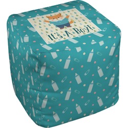 Baby Shower Cube Pouf Ottoman (Personalized)