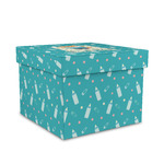 Baby Shower Gift Box with Lid - Canvas Wrapped - Medium