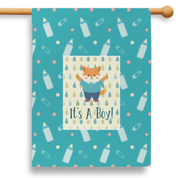 Baby Shower 28" House Flag - Double Sided