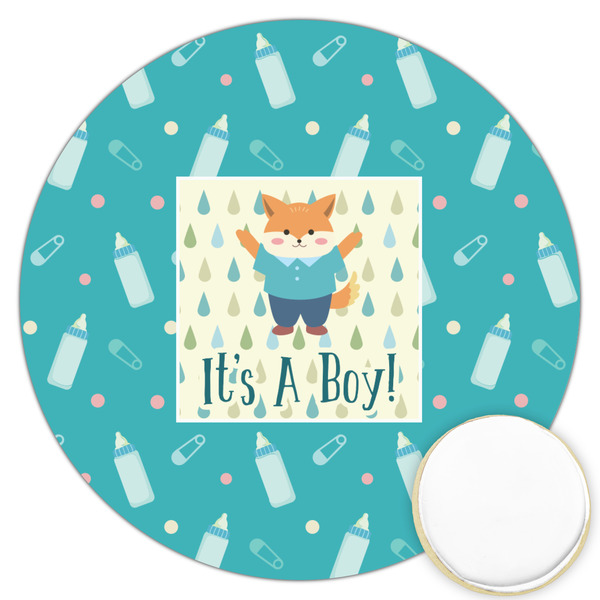 Custom Baby Shower Printed Cookie Topper - 3.25"