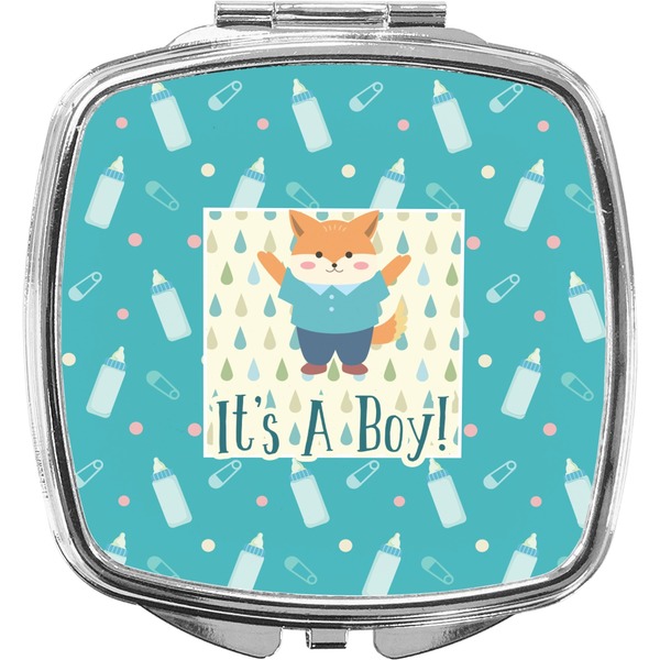 Custom Baby Shower Compact Makeup Mirror (Personalized)