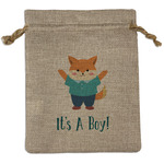 Baby Shower Burlap Gift Bag