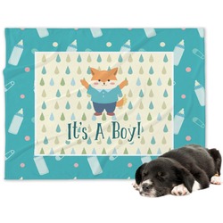 Baby Shower Dog Blanket - Large (Personalized)