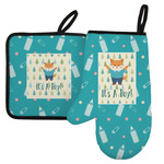 Baby Shower Left Oven Mitt & Pot Holder Set