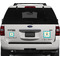 Baby Shower Personalized Square Car Magnets on Ford Explorer