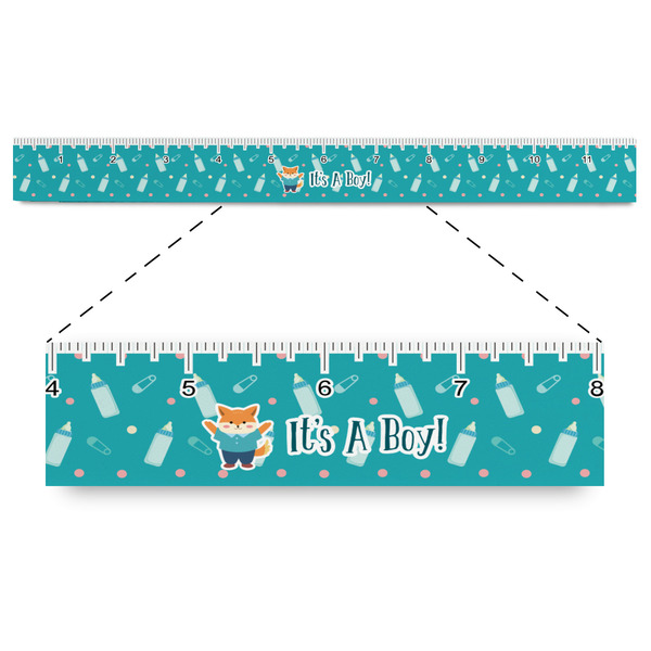 Custom Baby Shower Plastic Ruler - 12"