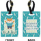 Baby Shower Rectangle Luggage Tag (Front + Back)