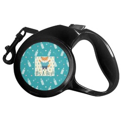 Baby Shower Retractable Dog Leash - Small (Personalized)