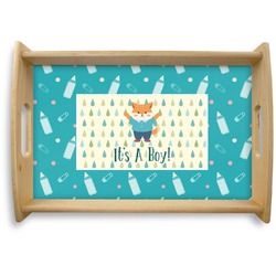 Baby Shower Natural Wooden Tray - Small (Personalized)