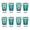 Baby Shower Shot Glassess - Two Tone - Set of 4 - APPROVAL