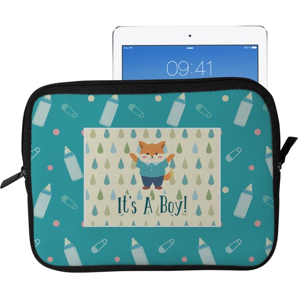 Custom Baby Shower Tablet Case / Sleeve - Large (Personalized)