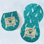 Baby Shower Burp Pads - Velour - Set of 2