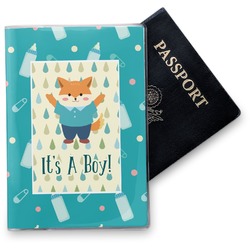 Baby Shower Vinyl Passport Holder (Personalized)