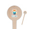 Baby Shower Wooden 4" Food Pick - Round - Closeup