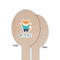 Baby Shower Wooden Food Pick - Oval - Single Sided - Front & Back