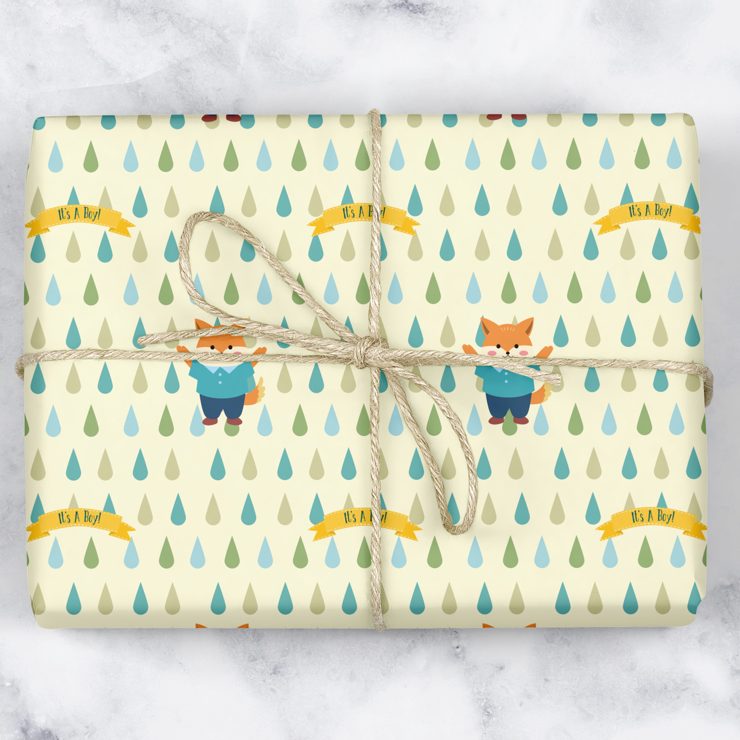 Baby Shower Wrapping Paper Roll - Small - YouCustomizeIt