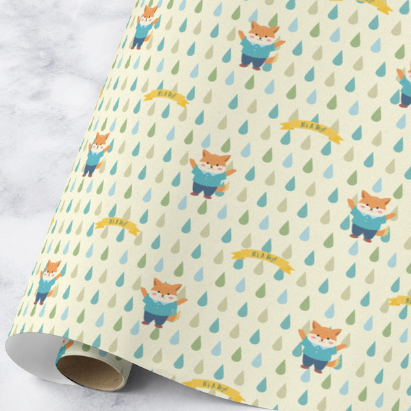 Custom Baby Shower Wrapping Paper Roll - Large - Matte