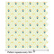 Baby Shower Wrapping Paper Roll - Matte - Partial Roll