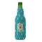 Baby Shower Zipper Bottle Cooler - FRONT (bottle)