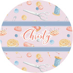 Sewing Time Multipurpose Round Labels - 1" (Personalized)