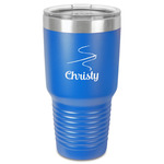 Sewing Time 30 oz Stainless Steel Tumbler - Royal Blue - Single-Sided (Personalized)