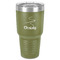 Sewing Time 30 oz Stainless Steel Ringneck Tumbler - Olive - Front