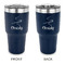 Sewing Time 30 oz Stainless Steel Ringneck Tumblers - Navy - Double Sided - APPROVAL