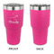 Sewing Time 30 oz Stainless Steel Ringneck Tumblers - Pink - Single Sided - APPROVAL