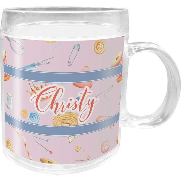 Custom Sewing Time Acrylic Kids Mug (Personalized)