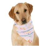 Sewing Time Dog Bandana Scarf w/ Name or Text