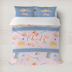 Sewing Time Duvet Cover Set - Full / Queen (Personalized)