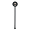 Sewing Time Black Plastic 5.5" Stir Stick - Round - Single Stick