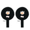 Sewing Time Black Plastic 7" Stir Stick - Double Sided - Round - Front & Back