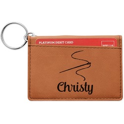 Sewing Time Leatherette Keychain ID Holder - Double Sided (Personalized)
