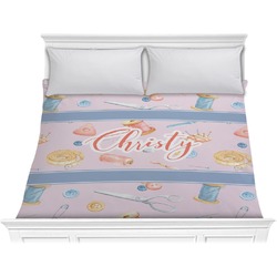 Sewing Time Comforter - King (Personalized)