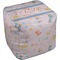 Sewing Time Cube Pouf Ottoman (Top)