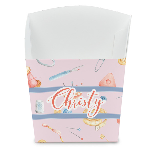 Custom Sewing Time French Fry Favor Boxes (Personalized)