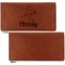 Sewing Time Leather Checkbook Holder Front and Back Single Sided - Apvl