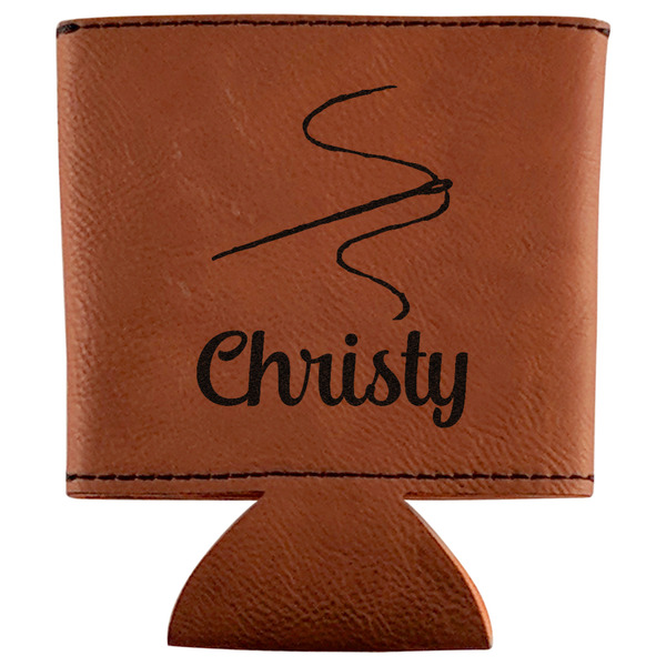 Custom Sewing Time Leatherette Can Sleeve (Personalized)