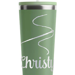 Sewing Time RTIC Everyday Tumbler with Straw - 28oz - Light Green - Single-Sided (Personalized)