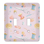 Sewing Time Light Switch Cover (2 Toggle Plate)