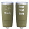 Sewing Time Olive Polar Camel Tumbler - 20oz - Double Sided - Approval