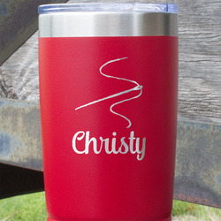 Sewing Time 20 oz Stainless Steel Tumbler - Red - Single Sided (Personalized)