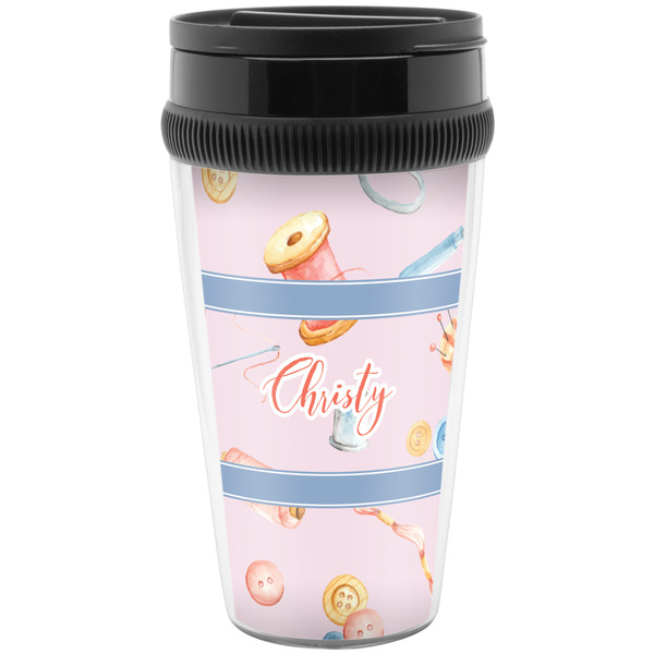 Custom Sewing Time Acrylic Travel Mug without Handle (Personalized)