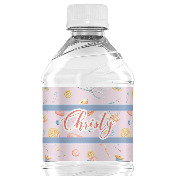 Custom Sewing Time Water Bottle Labels - Custom Sized (Personalized)