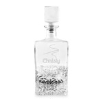 Sewing Time Whiskey Decanter - 26 oz Rectangle (Personalized)