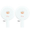 Sewing Time White Plastic 7" Stir Stick - Double Sided - Round - Front & Back